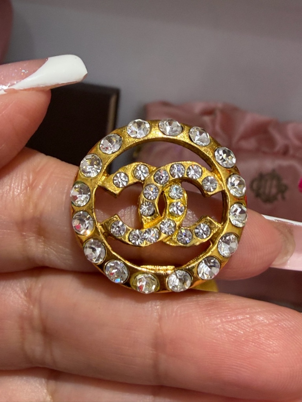 CHANEL Crystal CC Earrings - Picture 8 of 8